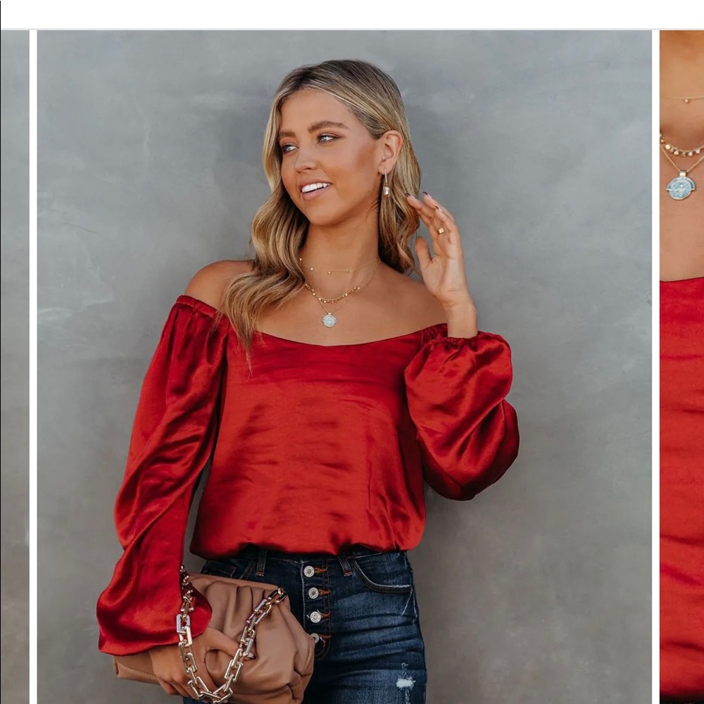 VICI Sweeney Satin Top